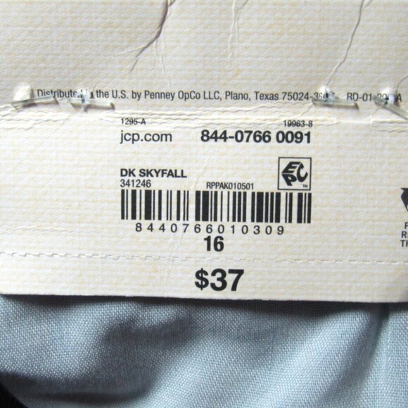 ana Mid Rise Shortie Shorts Size 16 Blue Denim 3.5 In Inseam Cut Off New Tag - Picture 7 of 10